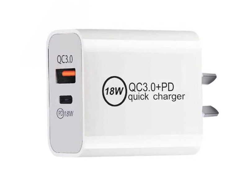 Wall charger 18W Dual Port NZ Safety Test & Certified Carousel 2