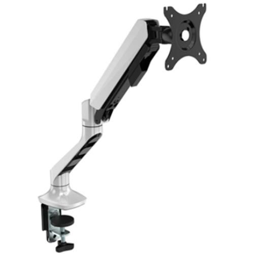 Loctek Pro Mount, 17"-30" Single Ergonomic Gas Spring Monitor Stand - White - Carousel 1
