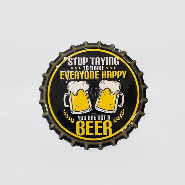 Bottle Top Magnet - 'Stop Trying' Carousel 1