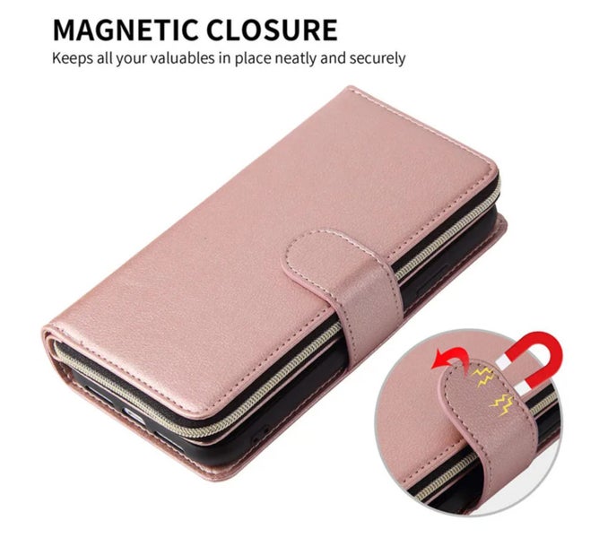 iPhone 14 Plus Case Premium Wallet Pink Carousel 2