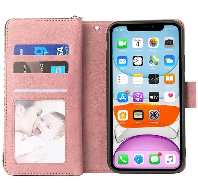 iPhone 14 Plus Case Premium Wallet Pink Carousel 4