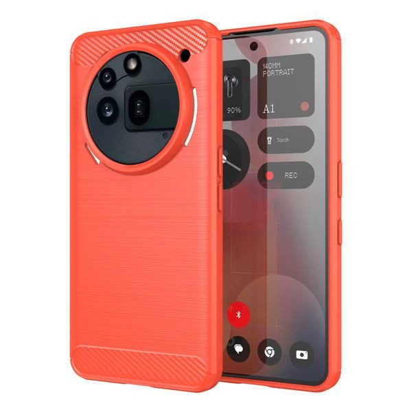 Nothing Phone (3A) Pro Carbon Fibre Case [Red] Carousel 1