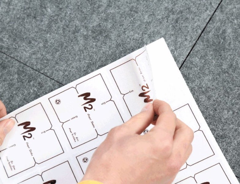 Carpet Tiles Mat Beige Grey Stripe Carousel 2