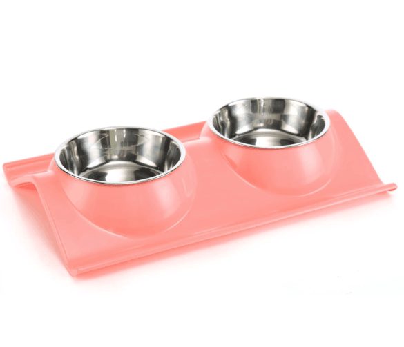 Pet Bowl Dog Bowl Pet Feeder Dual Carousel 2