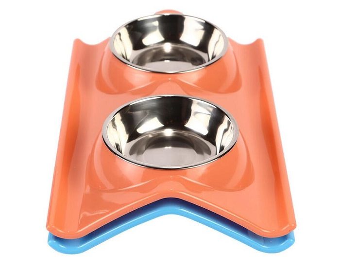 Pet Bowl Dog Bowl Pet Feeder Dual Carousel 4