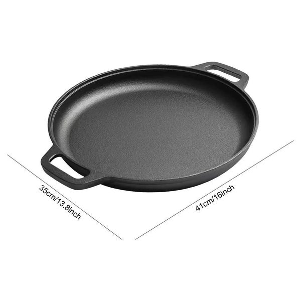 NNEOBA Non-Stick Camping Cast Iron Frying Pan Carousel 2