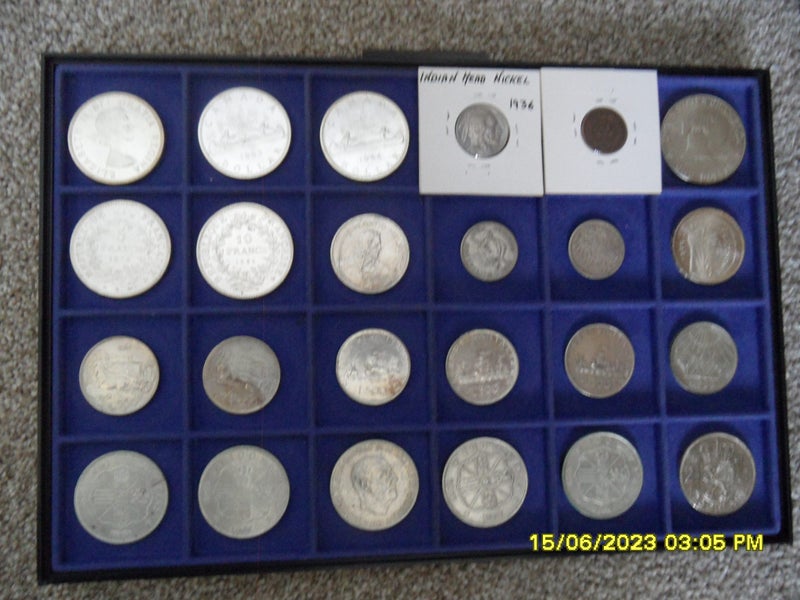 24 Silva Coins: France,Italy,Spain, & NZ Carousel 2