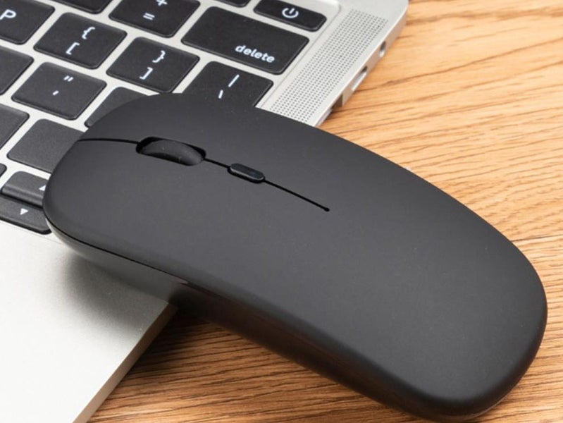 Rechargeable Wireless Mouse, Bluetooth 5.1 + 2.4G Mouse Carousel 2