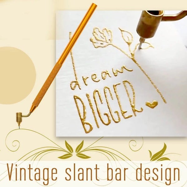 0.5mm Slanting Fine Line Paint Pen Gold Detailing Fluid Writer Pen Paint Applica64217850780930111