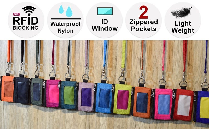 Minimalist RFID Blocking Small Wallet with ID Window Id Case Wallet Carousel 2