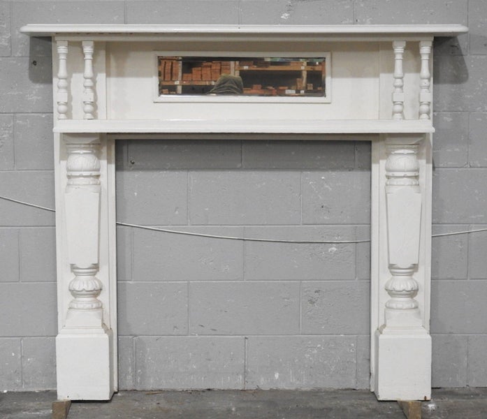 Vintage Wooden Fireplace Surround H1310 x W1516 x D250 NL15750 Carousel 1