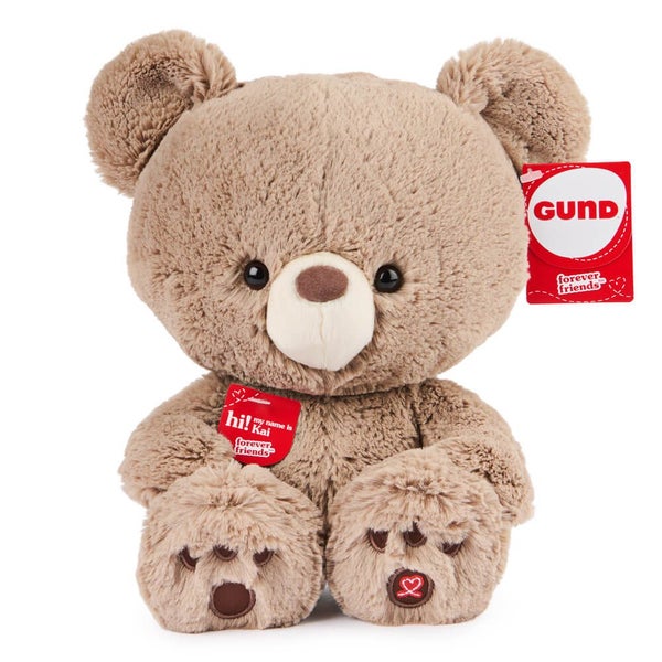 GUND - Forever Friends Kai Bear Taupe 30cm, 1 year+ Carousel 3