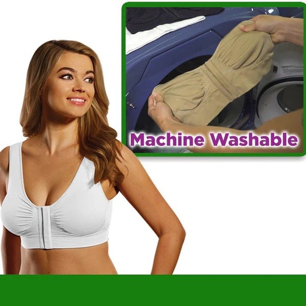 Miracle Bamboo Comfort Bra 3XL (TOP SIZE 18-22) WHITE Carousel 4