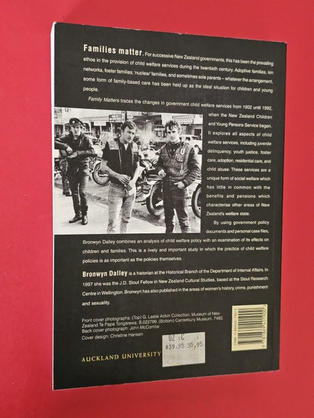 Family Matters: Child Welfare in Twentieth-Century New Zealand by Bronwyn Dalley Carousel 2