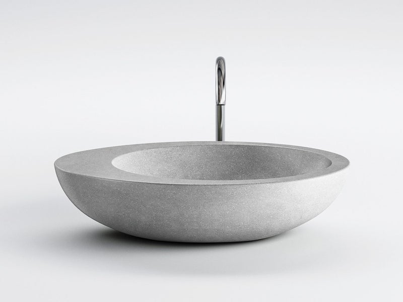 Meek Intra 550 Vessel Basin in Grey *Sample* Was $1299 Carousel 1