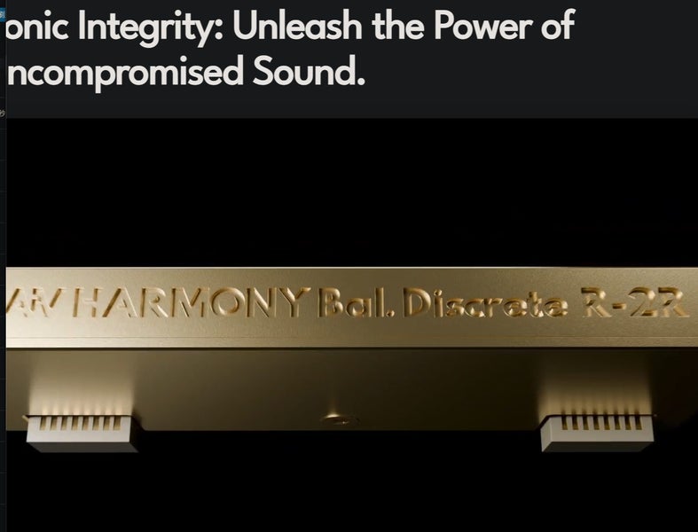 HARMONY DAC DAP Amplifier Brand New Carousel 2