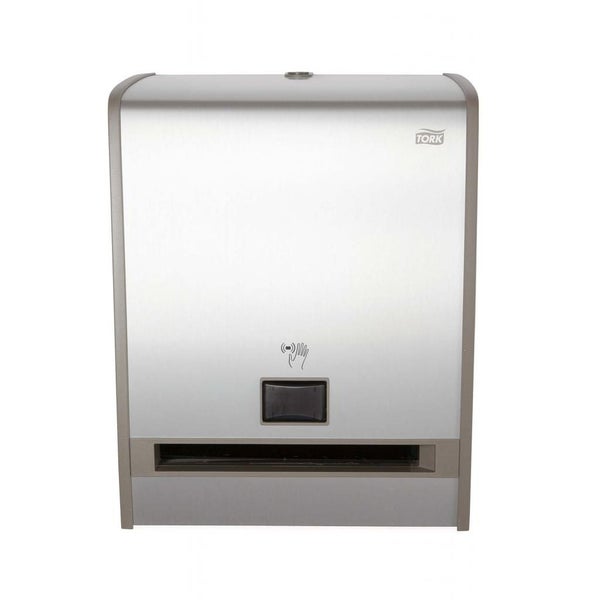 TORK HAND TOWEL ROLL DISPENSER ALUMINIUM SENSOR TOUCH FREE Carousel 1