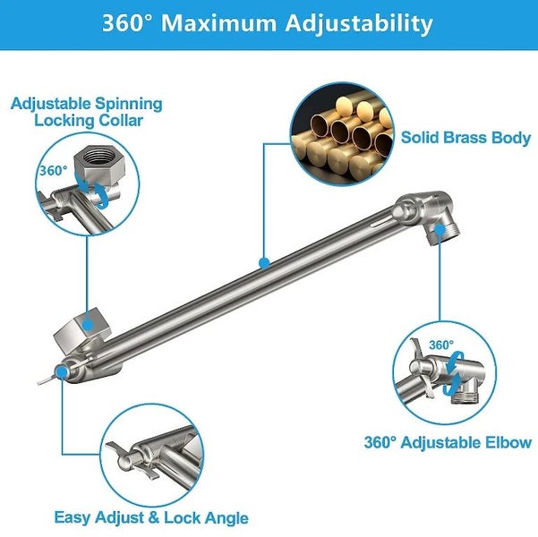 Shower Head Extension Arm Carousel 20