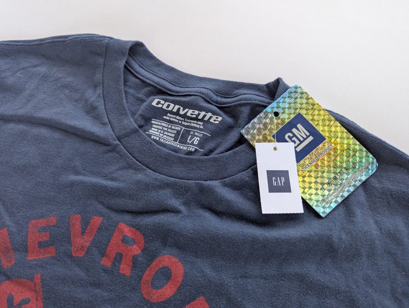Official - Chevrolet Corvette T-Shirt – Dark Blue - Size L – BRAND NEW63617455154433111