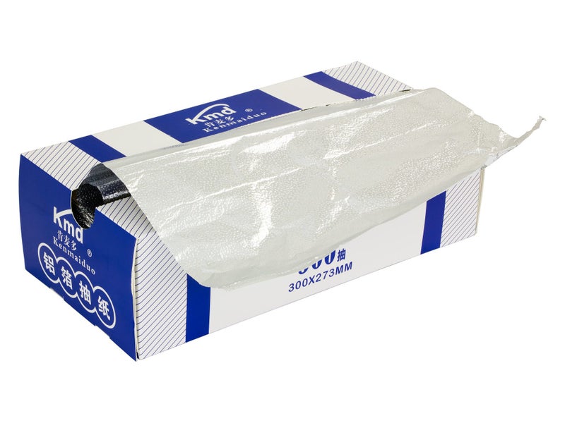 Aluminium Foil Sheets - 30cm x 27.3cm x 15mu - Caterers Box of 500 Carousel 1