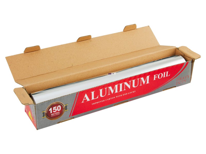 Aluminium Foil 45cm x 150m x 15mu - Food Service Caterers Roll Carousel 3