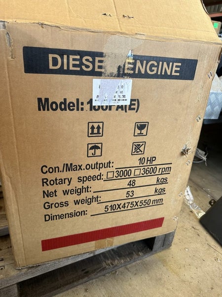 10hp 6.8kW Vision Industrial diesel engine New unused Carousel 2