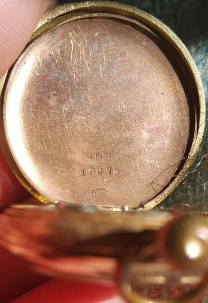 ___ Antique 14ct Gold Ladies Watch Carousel 11