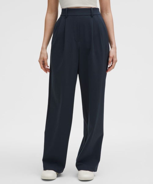 Lululemon Pleated Wide Leg Trousers s.1463617456451074112