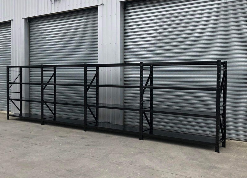 Garage Warehouse Storage Shelving 8m (L) x 0.6m (W) x 2m (H) 300kg per level Carousel 1