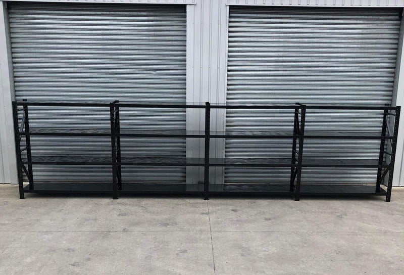 Garage Warehouse Storage Shelving 8m (L) x 0.6m (W) x 2m (H) 300kg per level Carousel 2