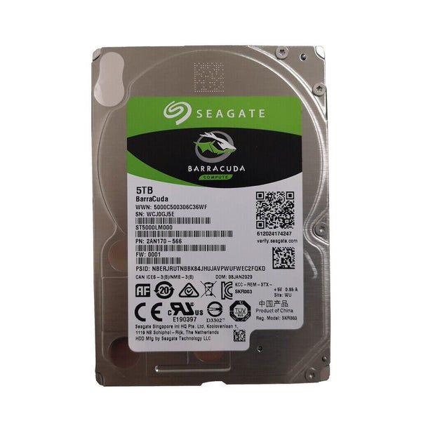 Seagate Barracuda 5TB SATA Drive ST5000LM000 2.5" Carousel 1