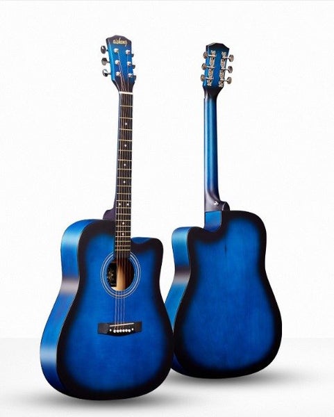 41" Blue Wooden Acoustic Guitar Carousel 1