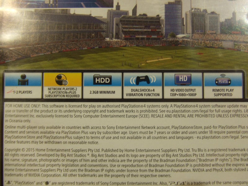 Don Bradman Cricket - PS4 Game - Excellent condition Carousel 4