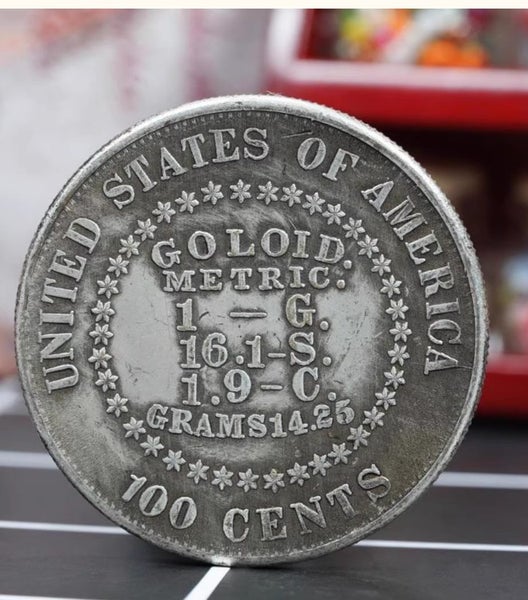 $1R: 1878 Morgan Dollar Style Decorative Coin – Retro Collectible- REPLICA Carousel 2