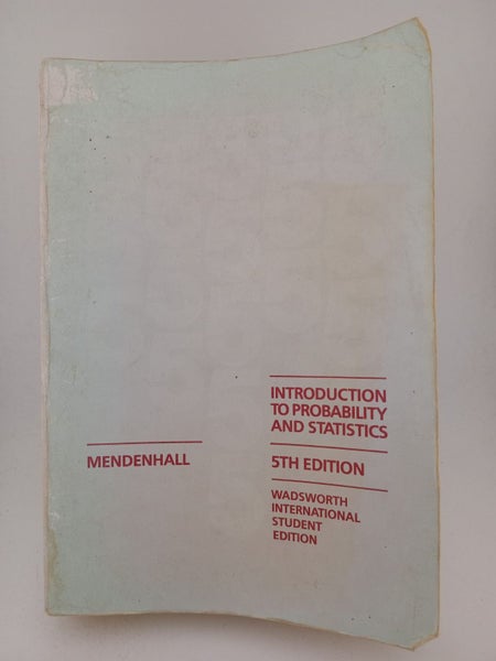 Introduction to Probability and Statistics by William Mendenhall64375355599363110