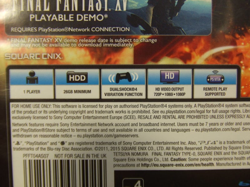 Final Fantasy Type-0 HD - PS4 Game - Excellent condition Carousel 5