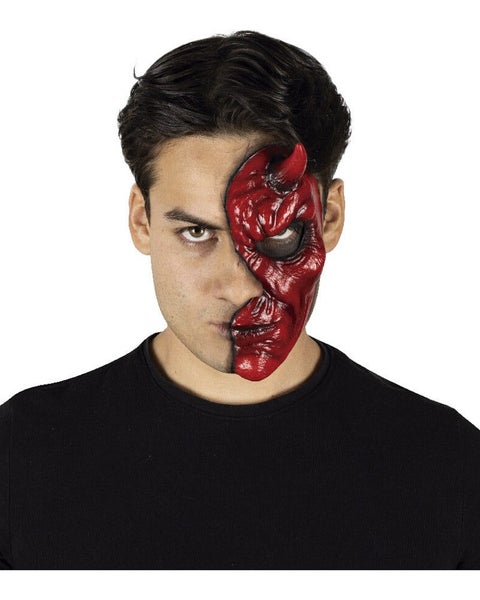 Devil Luxury FX Appliance Transfer Prosthetic Half Mask Carousel 1