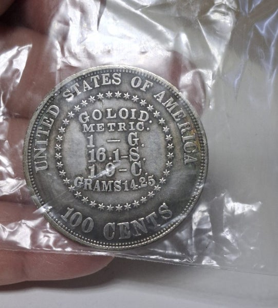 $1R: 1878 Morgan Dollar Style Decorative Coin – Retro Collectible- REPLICA Carousel 4