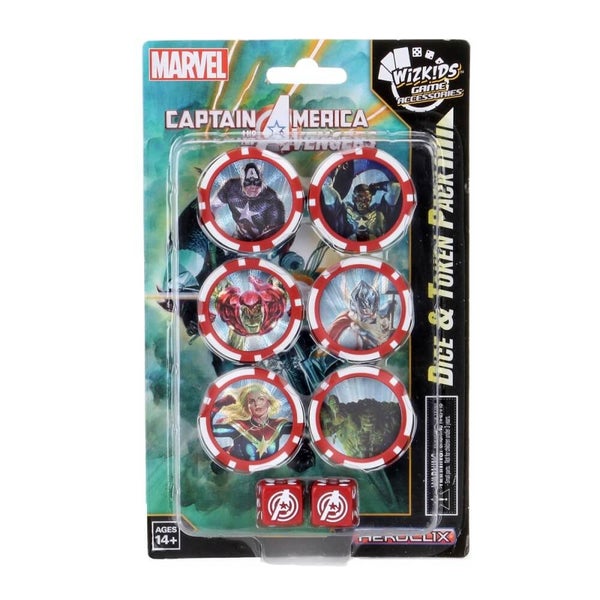 Marvel HeroClix Captain America and the Avengers Dice and Token Pack64353307384066110