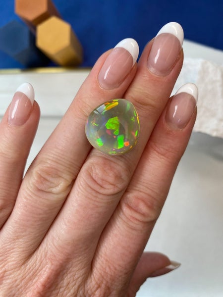 $1 RES ~ $2100 Buy Now * 18.41ct Welo Opal Carousel 4