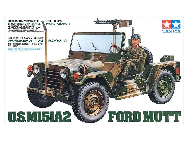 Tamiya 1/35 U.S. M151A2 Ford Mutt (No. 35123)64145310447874110
