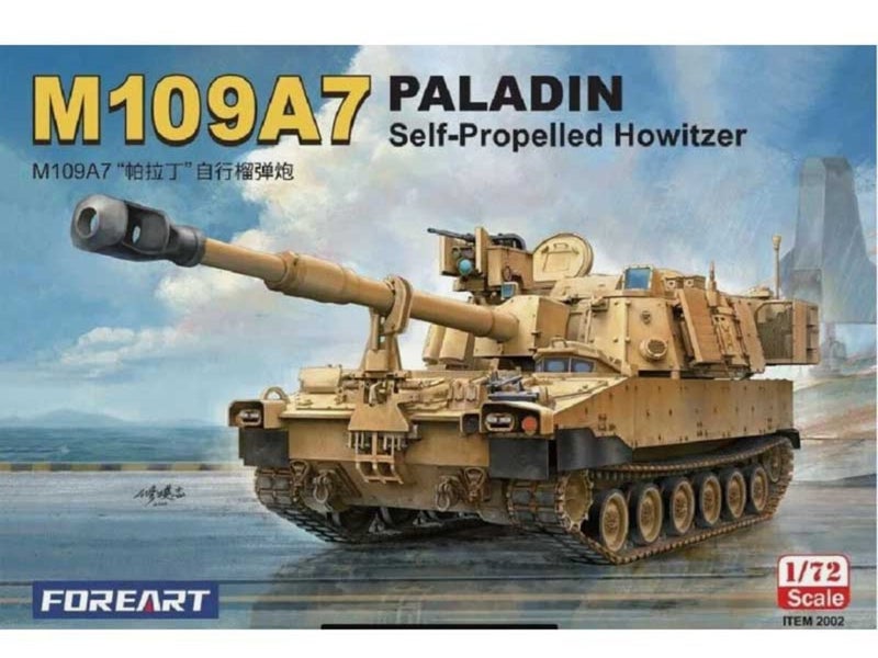FOREART 1/72 M109A7 Paladin Self-Propelled Howitzer (No. 2002)64145310734977110