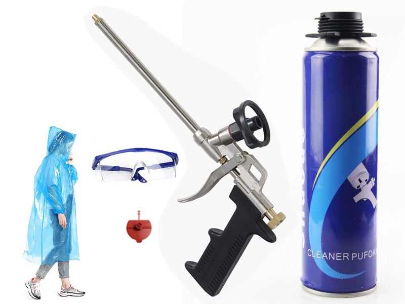 Insulation Foam Spray Gun & Cleaner Kit Carousel 6