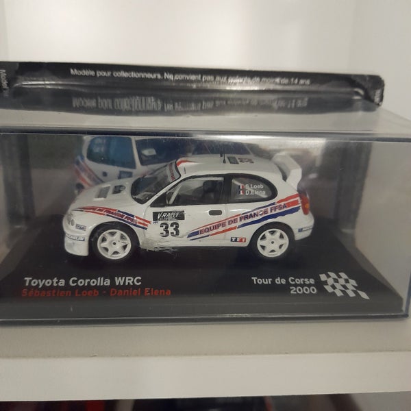 TOYOTA COROLLA WRC TOUR de CORSE 2000 1:43 SCALE Carousel 1