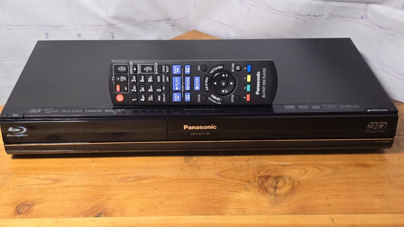 Panasonic DMP-BDT100 Blu-Ray FHD Region Free-DVD HDMI USB LAN SD Card + Remote Carousel 1
