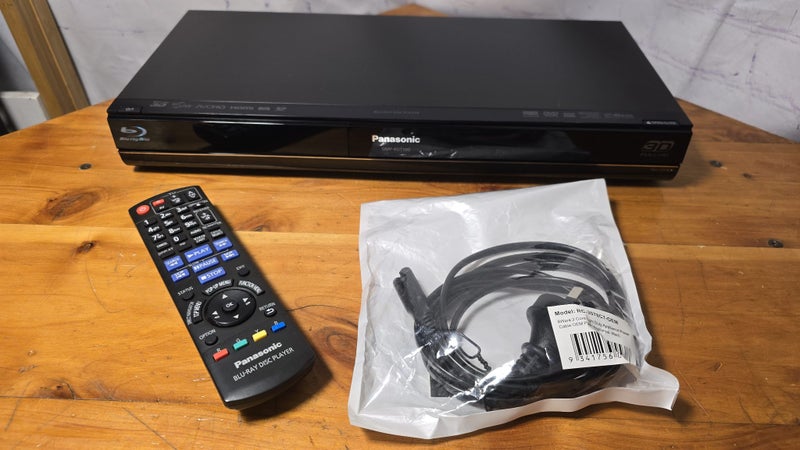 Panasonic DMP-BDT100 Blu-Ray FHD Region Free-DVD HDMI USB LAN SD Card + Remote Carousel 20