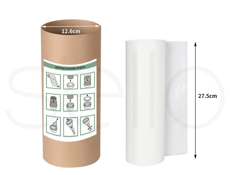 200m Nappy Bin Refill Kit Compatible With Tommee Tippee Sangenic Liner Film Carousel 9