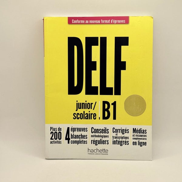 DELF B1 Junior/Scolaire Study Guide by Hachette - French Edition64455720008835110