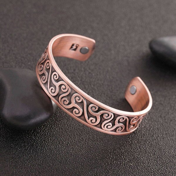 Copper Viking Cuff Bracelet Magnetic Healthcare Carousel 1
