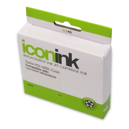 Icon Compatible Canon PGI1600XL Cyan Ink Cartridge Carousel 1